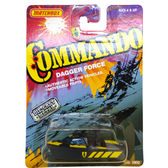 miniatura Matchbox COMMANDO DAGGER FORCE - Police Launch