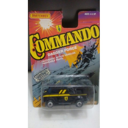 Bx117 Matchbox 1998 Commando Dagger Force Breakdown Van Variaca