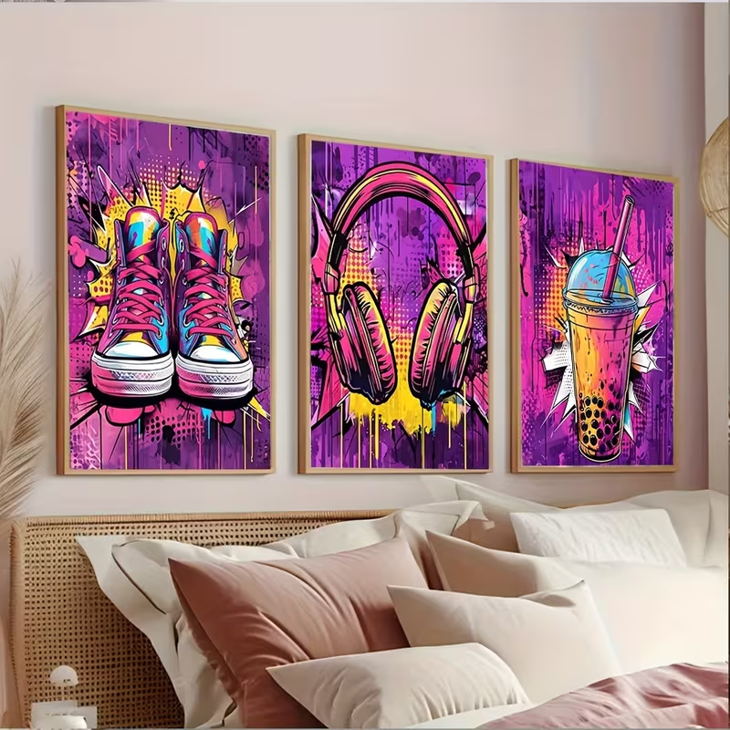 Quadro Decorativo Urban Pop Art Graffiti