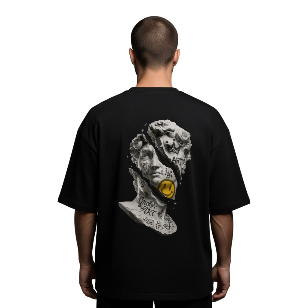Camiseta Oversized Street Urban Style Streetwear Graffiti Art