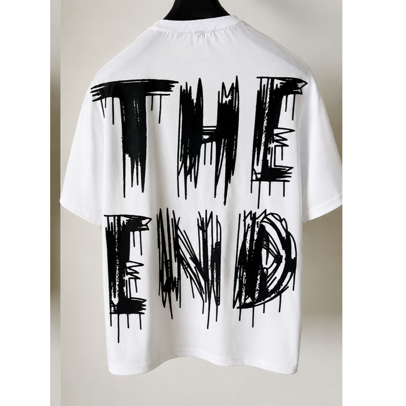 Camiseta The End Streetwear Masculina – Estampa Urban Graffiti