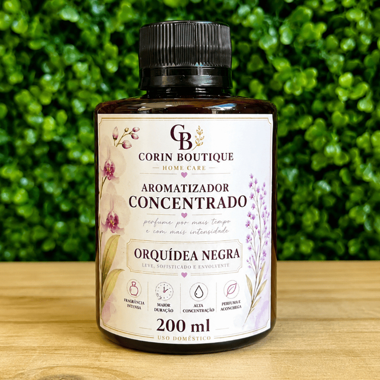Aromatizador Concentrado Orquídea Negra 200ml Para Aromatizador de Tomada | Corin Boutique
