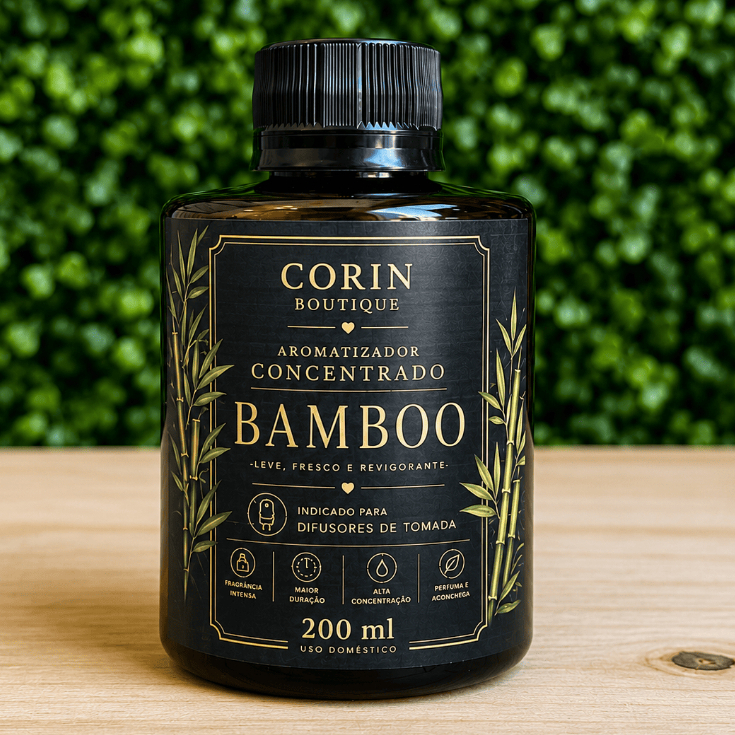 Aromatizador Concentrado Bamboo 200ml Para Aromatizador de Tomada | Corin Boutique
