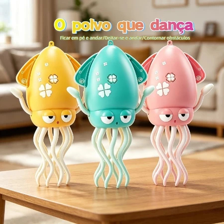 Dancing Octopus Toy - Funny Movements, Obstacle Avoidance, USB Charging