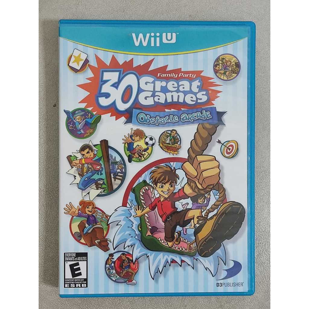 30 Great Games Obstacle Arcade Para Nintendo Wii U Original