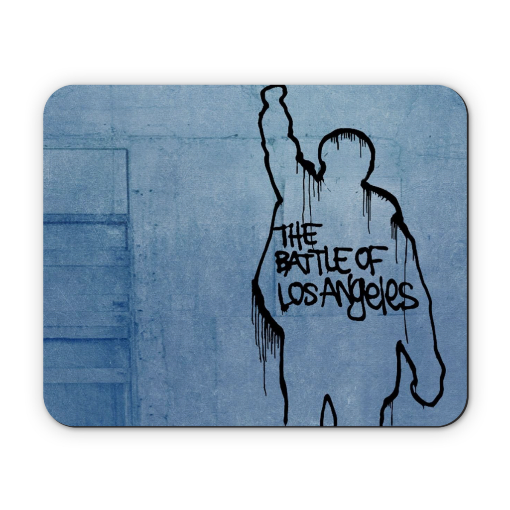Mousepad Estampado Rage Against The Machine The Battle of Los Angeles RATM 21x17cm Neoprene