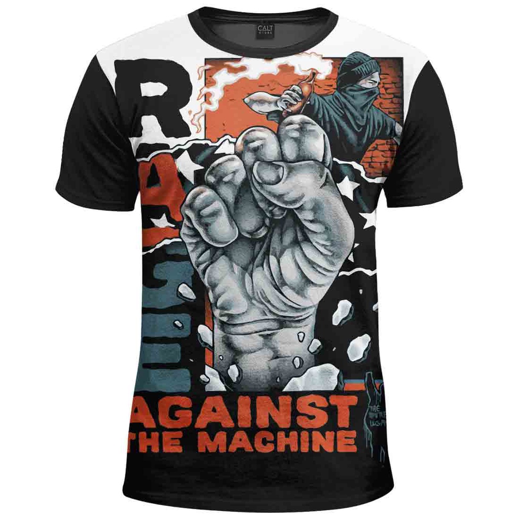 Camiseta Rage Against the Machine banda RATM rock estampada