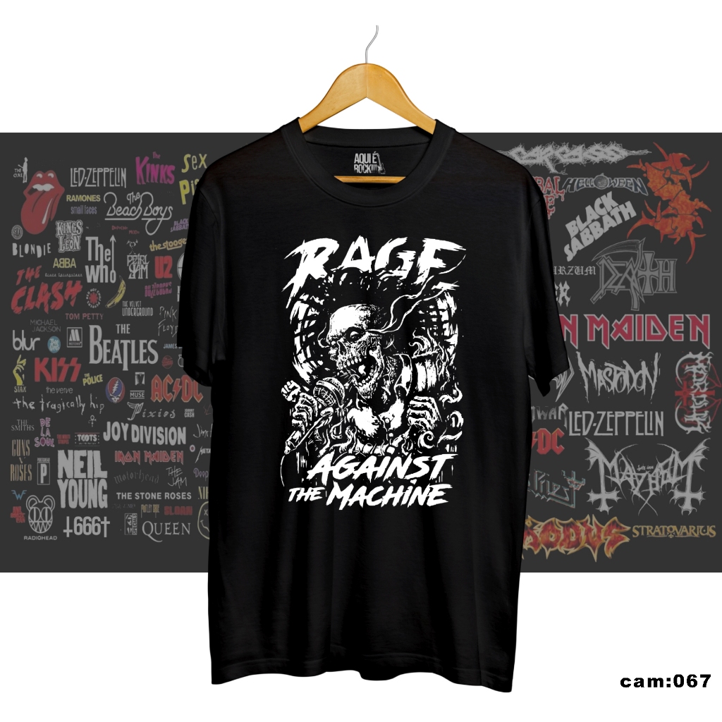 Camiseta Rage Against the Machine RATM Metal camisa de Rock Exclusiva