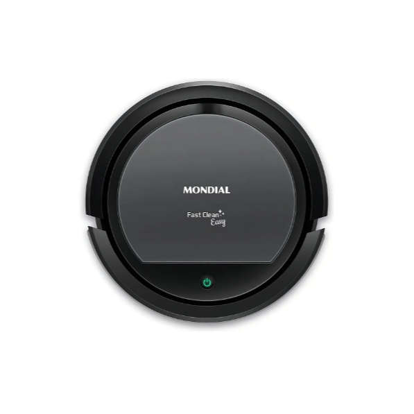 Robô Aspirador De Pó Mondial Fast Clean Easy Rb-08 30w Preto E Cinza 127/220V