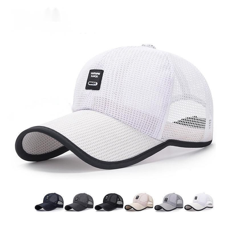 Riding Fishing Visors Cap Breathable Mesh Sport Summer Hat Tennis Golf Caps Women Men Streetwear UV Protection