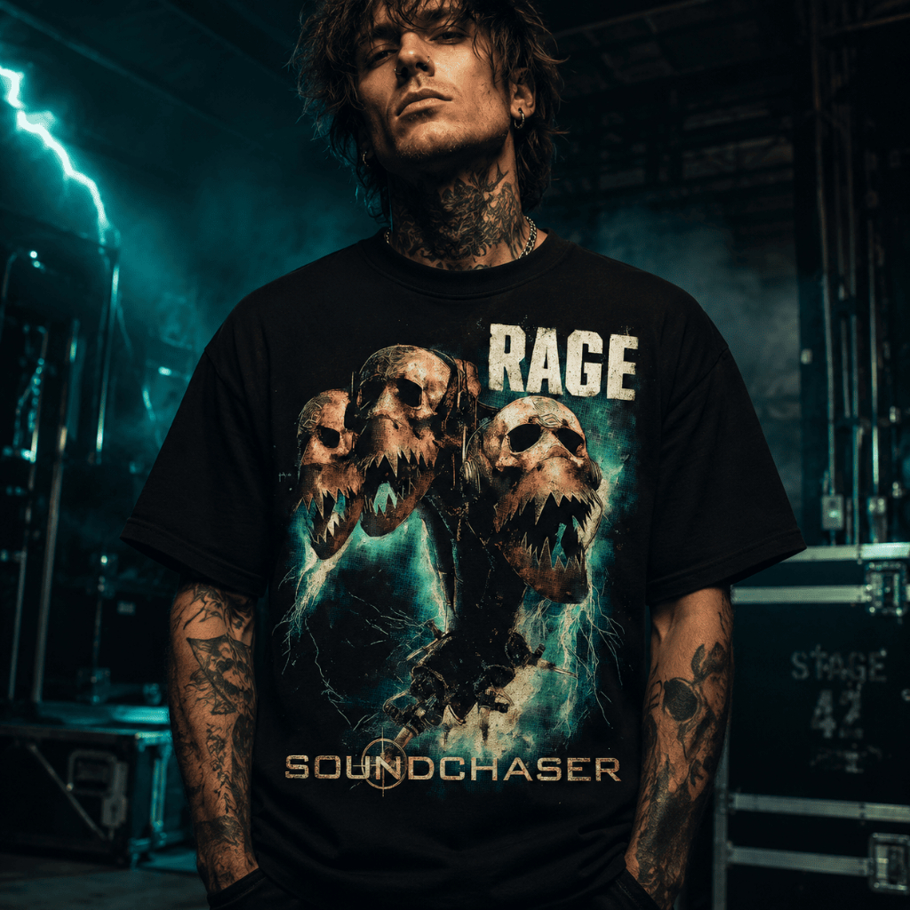 Camiseta Rage - Banda 100% Algodão 30.1