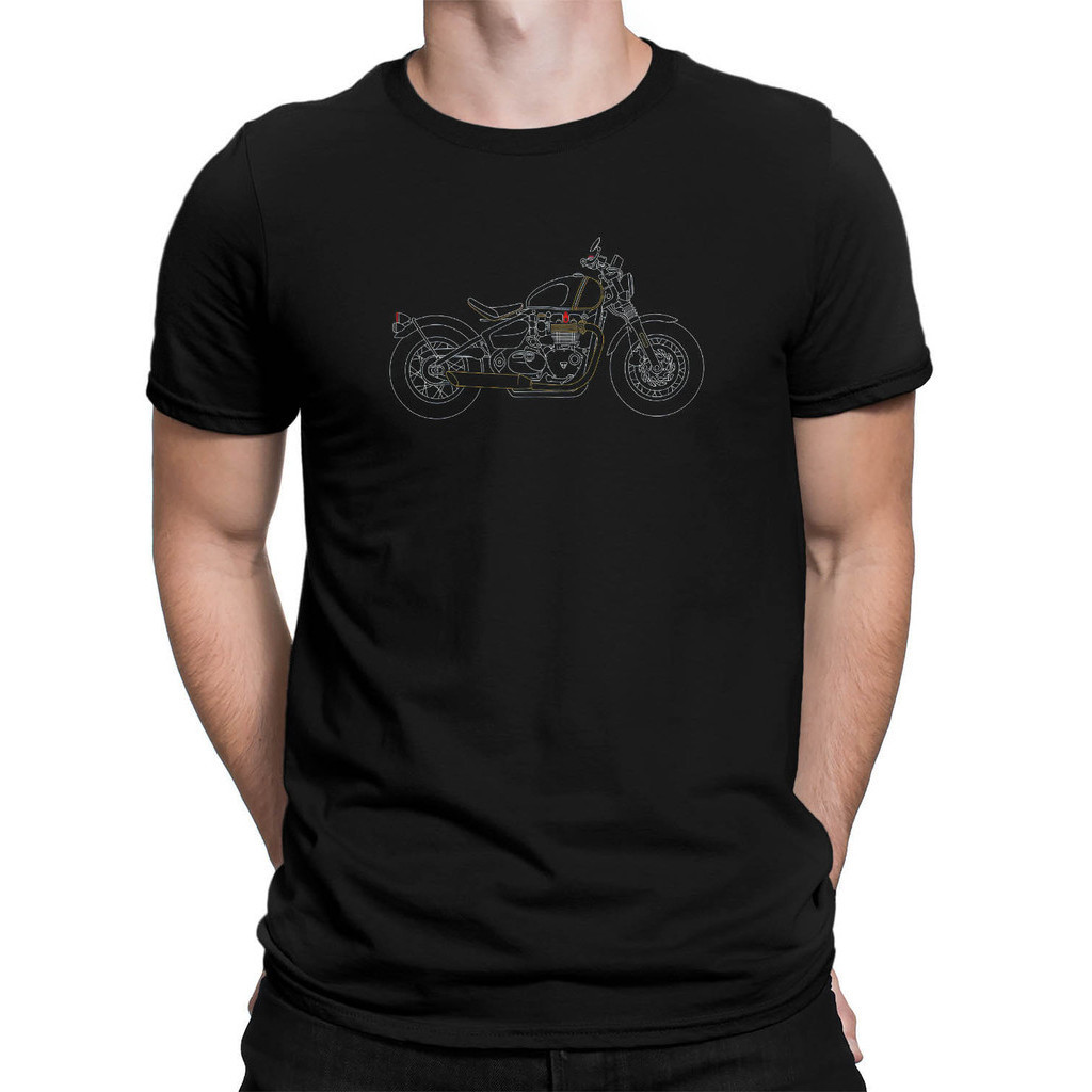 Camiseta Moto Custom Motocicleta Motoqueiro Unissex Algodao