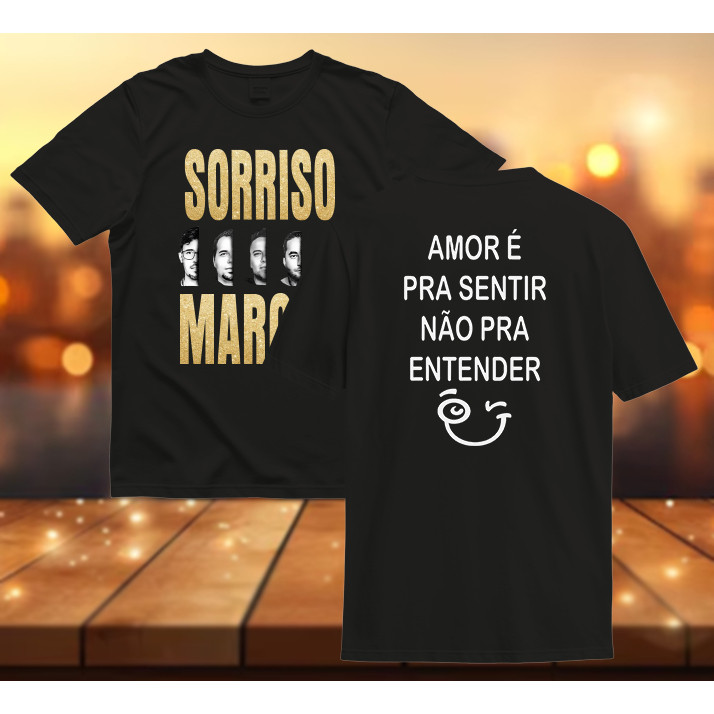 Camiseta SorrisoMaroto Pagode Retrô Blusa Unissex 100% Algodão Premium Casual Estilo Graphic Tee T-Shirt Lançamento