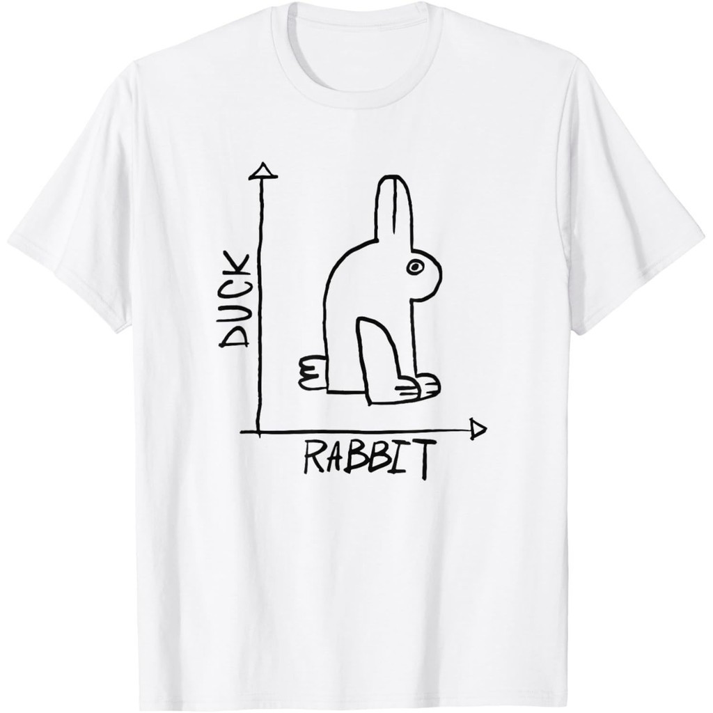Camiseta Unissex Oversized Plus Size Feminina Masculina Nerd Ciência engraçada Duck Coelho Física Math Geek Gift T-Shirt