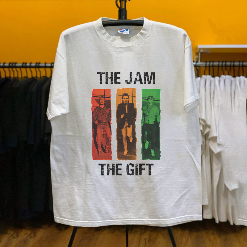 Music.Soul Camiseta Unissex The Jam Album The Gift Punk Rock Estampa Retrô Confortável Autêntica Estilosa Vintage