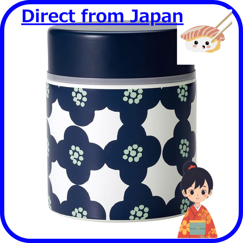 Wpc. Patterns Insulated Soup Jar for Ladies - Stylish and Cute Lunch Bottle for Adult Students, Perfect for Work and Sch