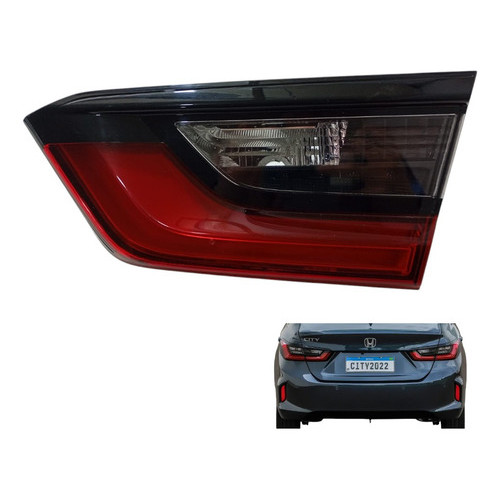 Lanterna Traseira Direita Tampa Honda New City 2021 2023 Direito/passageiro Vermelho