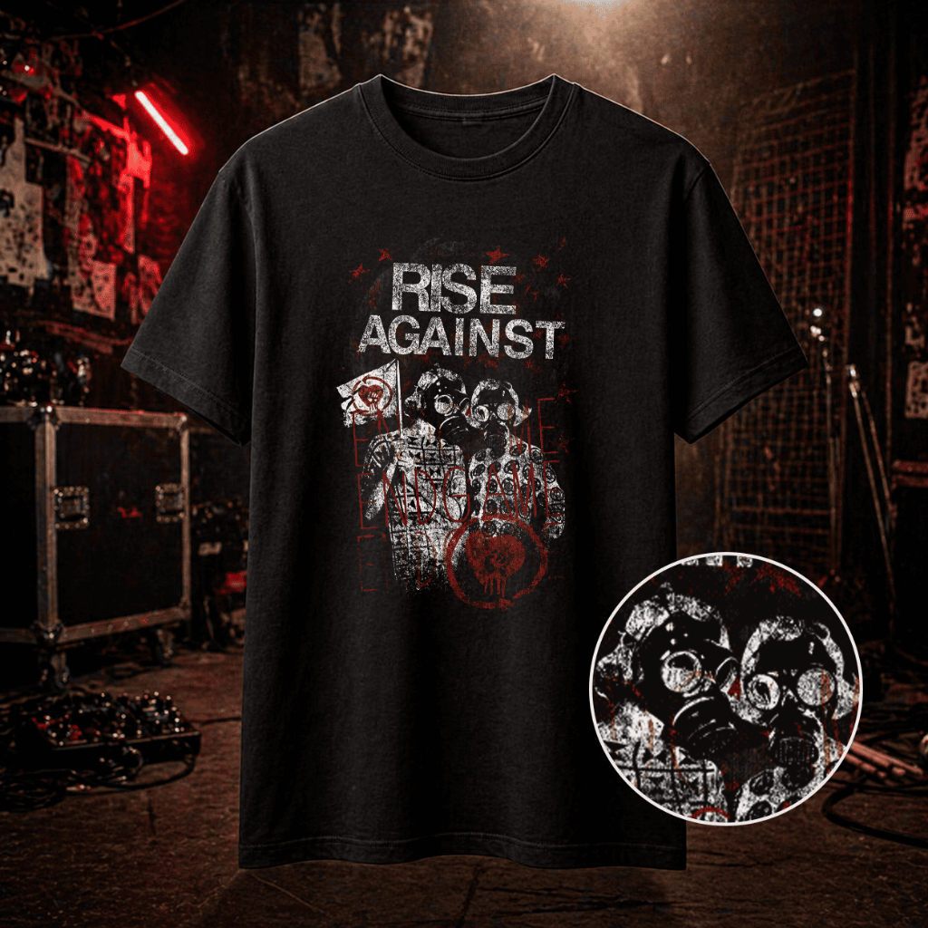 Camiseta Rise Against - 100% Algodão Várias Estampas 005