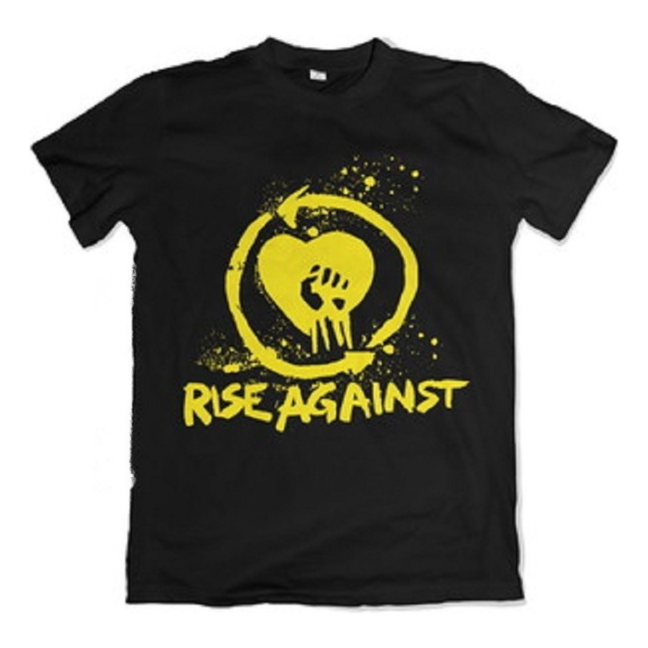 Camiseta Rise Against Mod 2 - Camisa Unissex Banda Fã Show