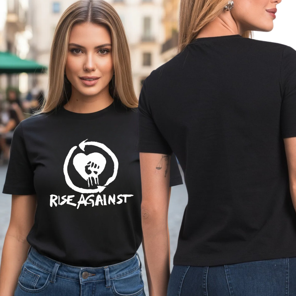 Camisa Camiseta T-shirt Rise Against Rock In Rio Rock Alternativo