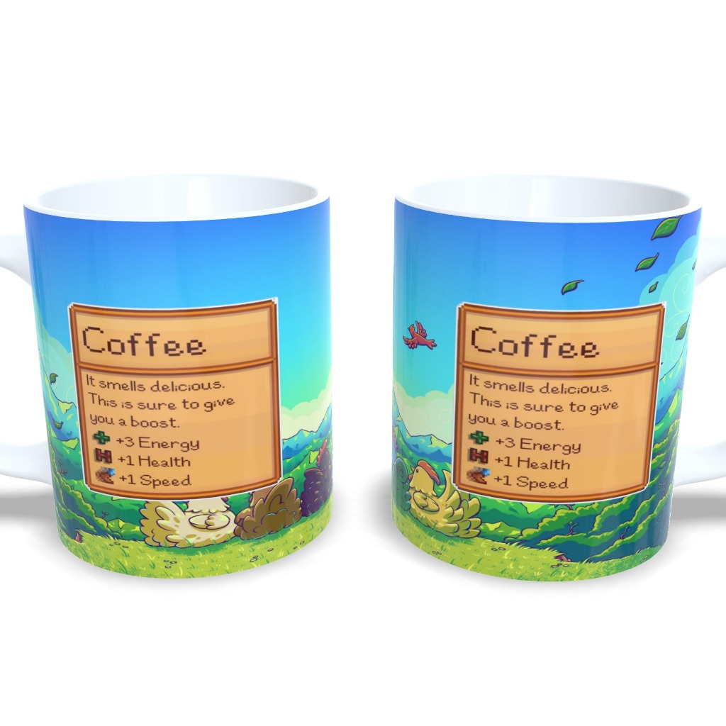 Caneca Personalizada Estações e Bebidas Stardew Valley Game
