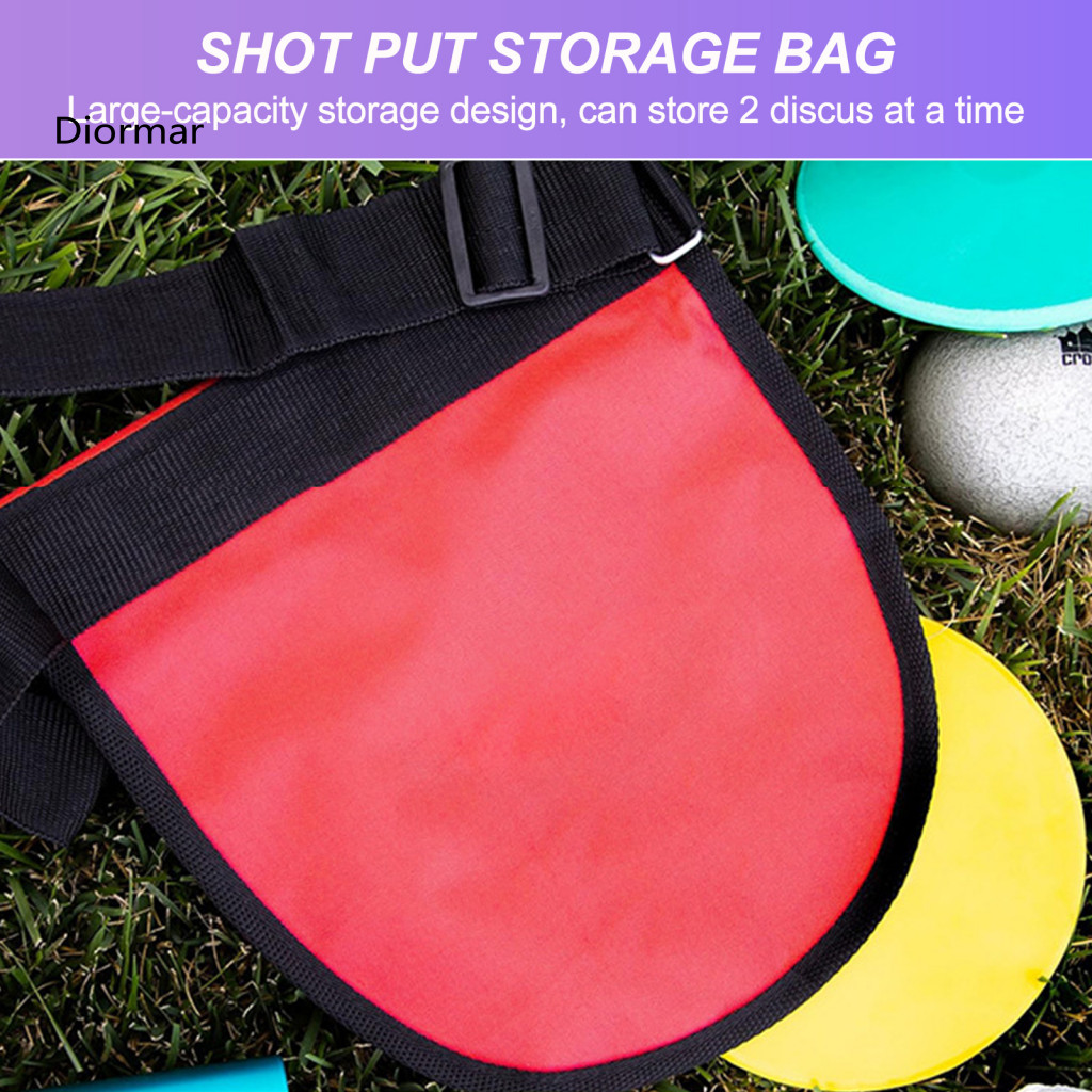 Travel Discus Case Storage Bag Oxford Cloth Capacity Adjustable Strap Sports Carrier Shoulder Pouch Handbag for Track an