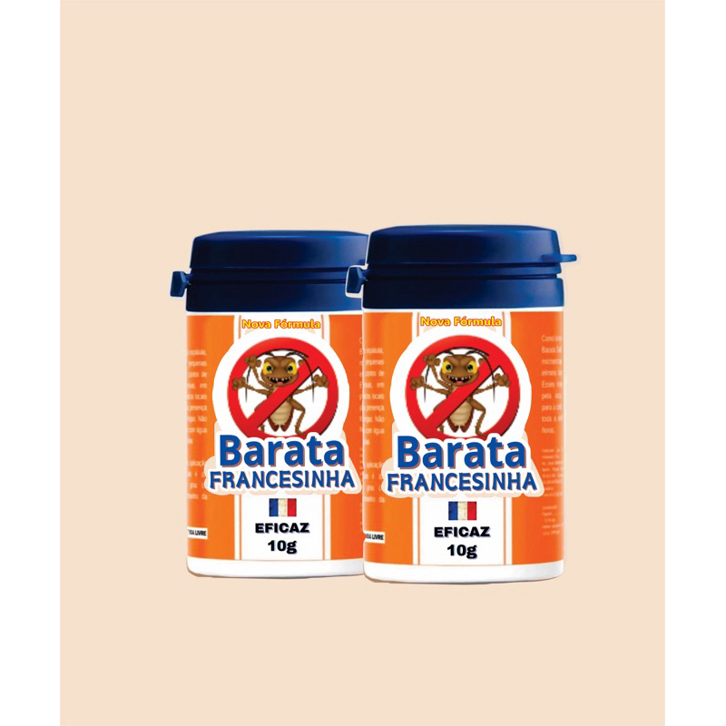 Kit2-Barata Francesinha- contra baratas Fórmula Exclusiva, Proteção garantida