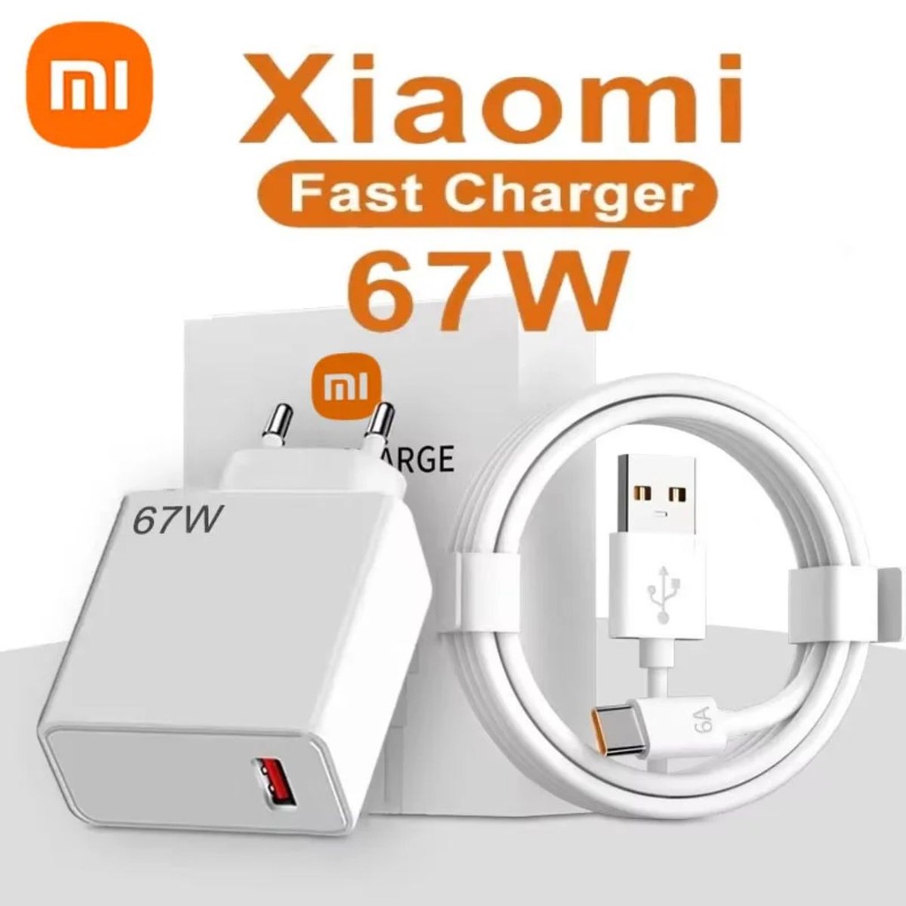 Carregador Xiaomi Tipo C Charger Type C Fast Charging Cabo Usb Tipo C Turbo Redmi Note 8 9s 10 11 Mi8 Mi9 Poco F3 67W