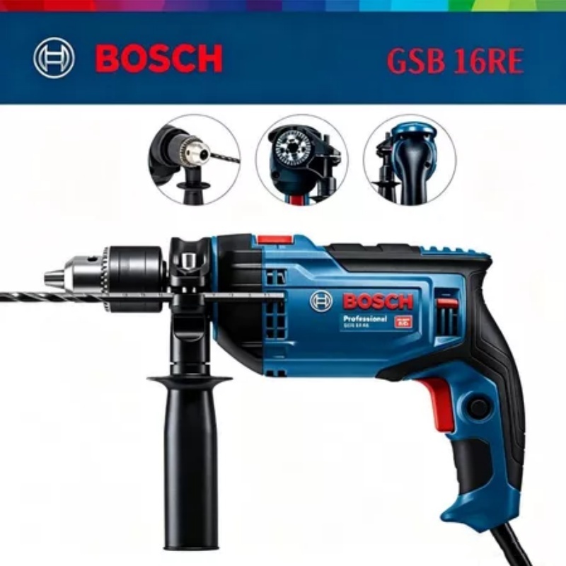 Bosch GSB 16RE Professional Electric Impact Drill 1200W for Construction and Concrete Fast Shipping Professional