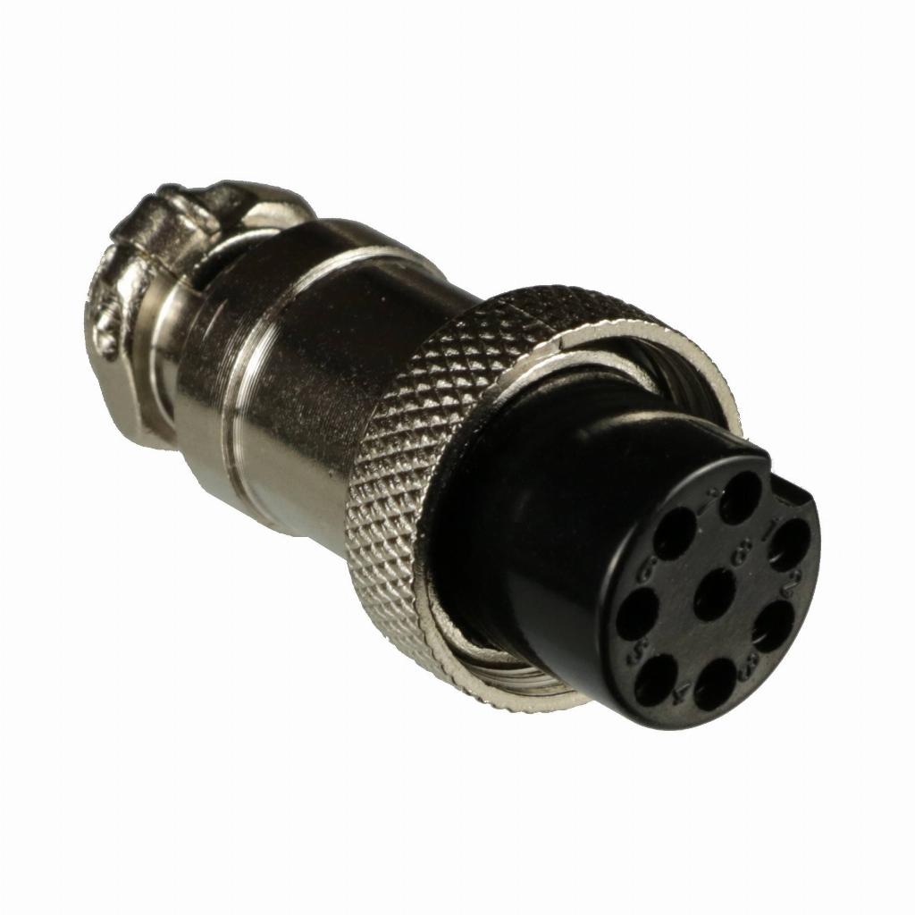 5 Conector de Aviação Circular Mike GX16 8 Vias Fêmea Cabo