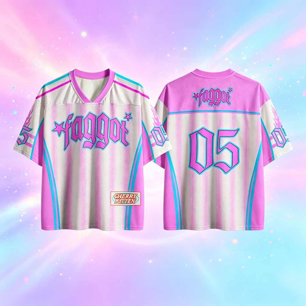 Colorido Colorblock V Neck Y2K Jersey 05 Rosa Listra Branca Oversized Sport Top Feminino