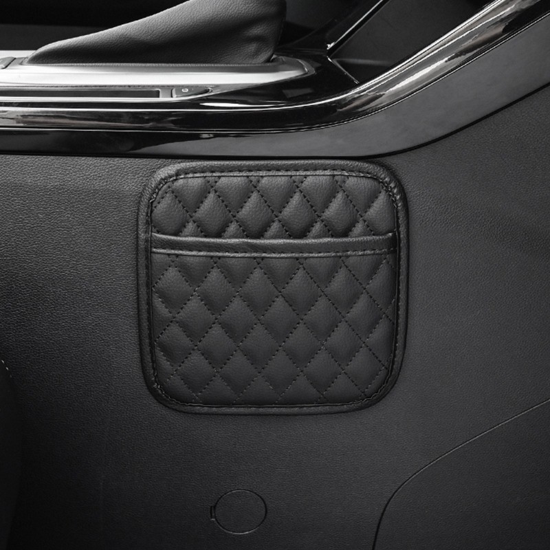 Li * Bolso Armazenamento Carro Couro Assentos Organizador Traseira Saco Interior Acessórios Para Chave