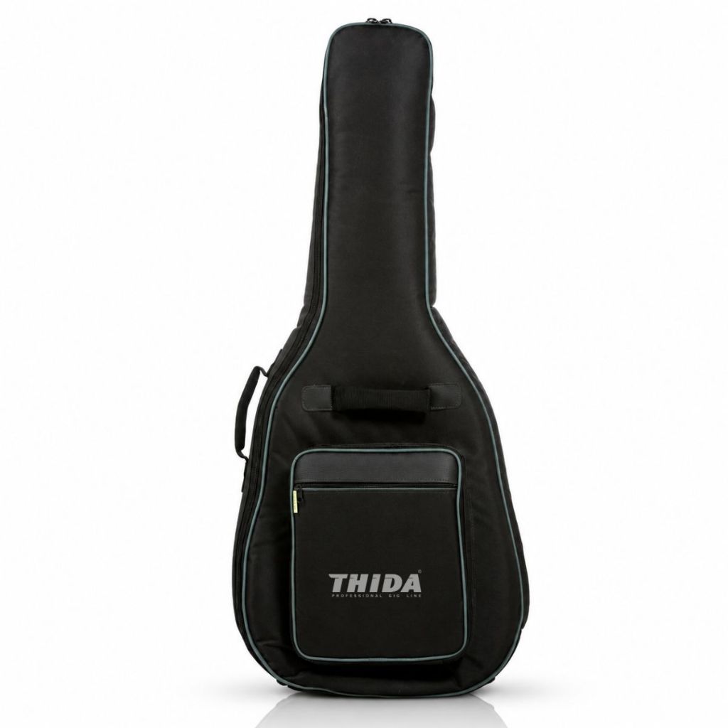 Bag Capa Profissional Para Violão Aço Folk Com Bolsos Para Acessórios
