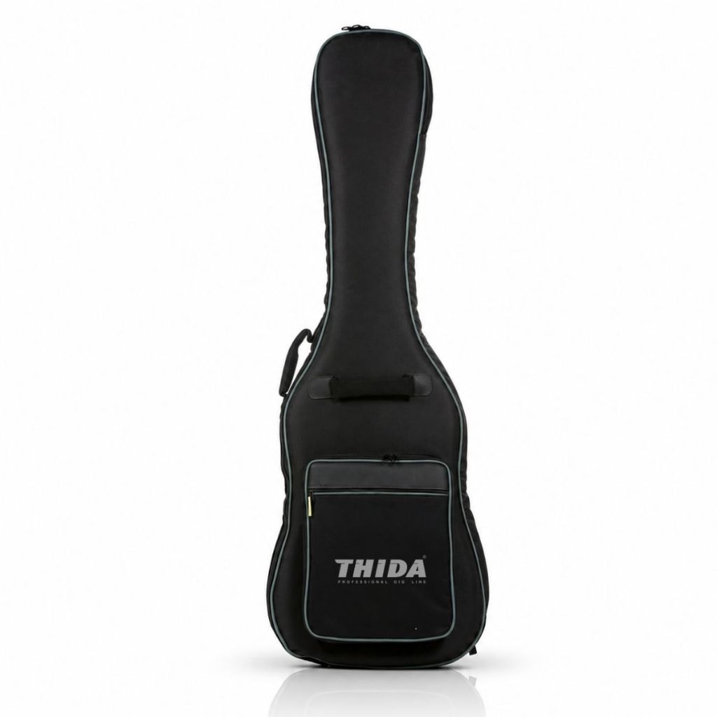 Bag Capa Para Contra Baixo Acolchoada Com Bolsos Para Acessórios