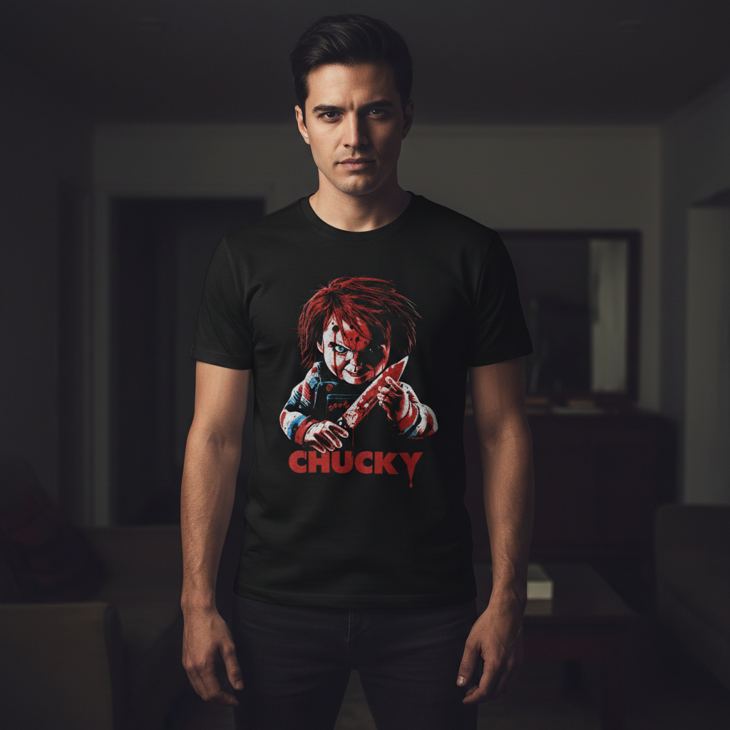 Camiseta Bomber - Boneco Chucky