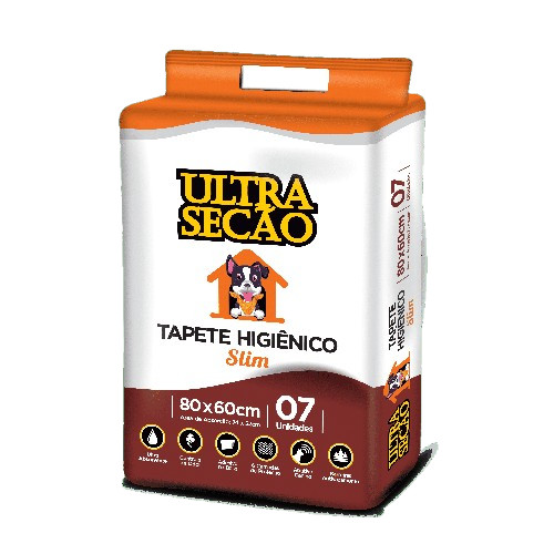 Tapete Higiênico Ultra Secão Branco 80x60 – Great Pets 7UND