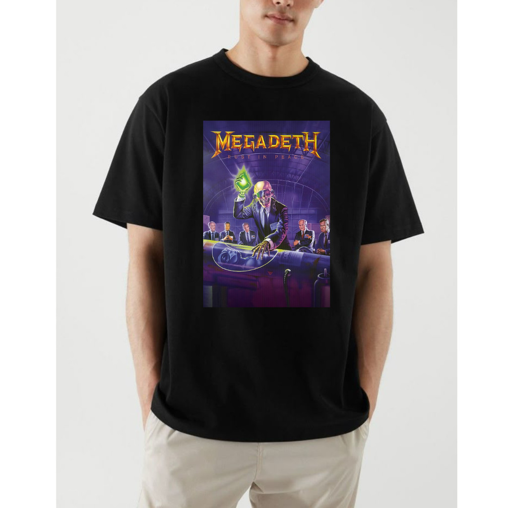 Camiseta Camisa Megadeth Rust In Peace Rock Metal