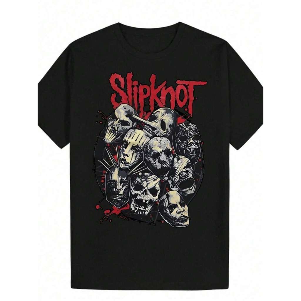 Camiseta Camisa Slipknot Caveiras Máscara Corey Taylor Rock Metal
