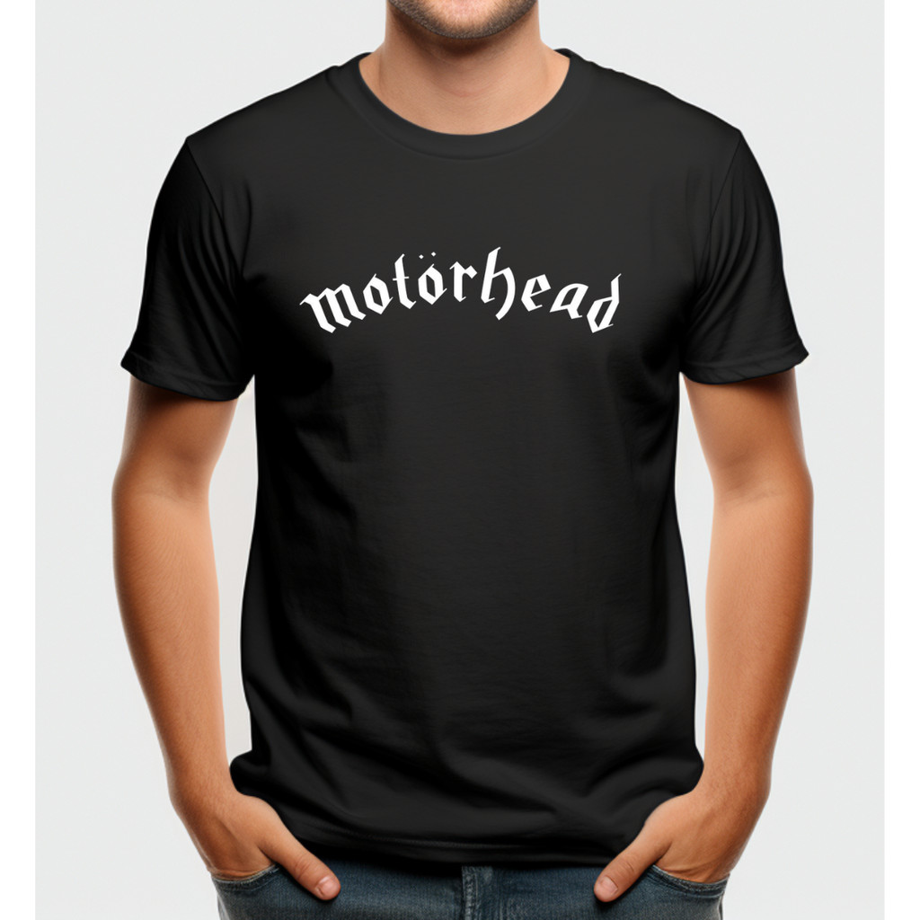 Camiseta Motörhead Banda Rock Heavy Metal Logo Clássico