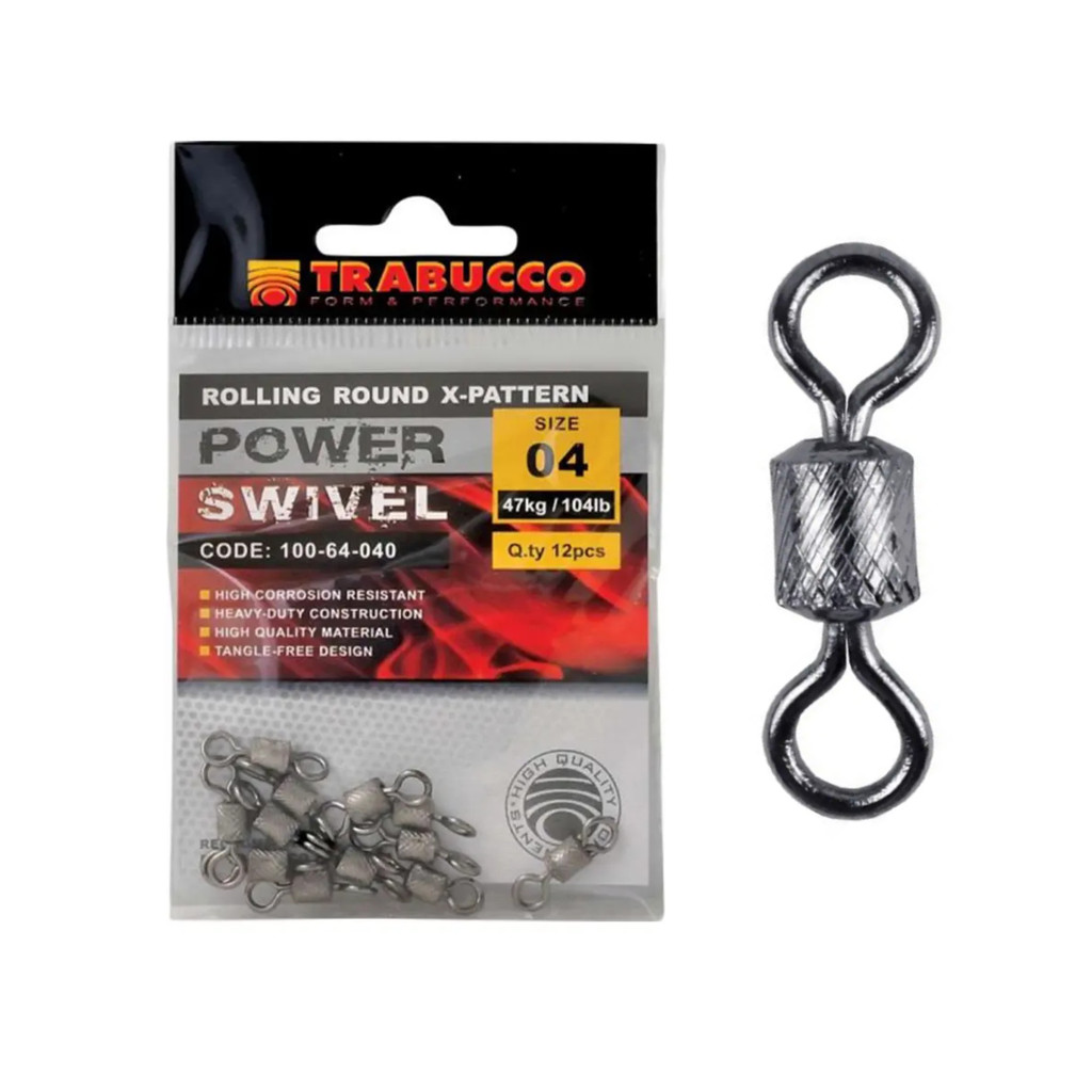 Girador MX Trabucco X-Pattern Nº04 12 Peças 47kg 104lb