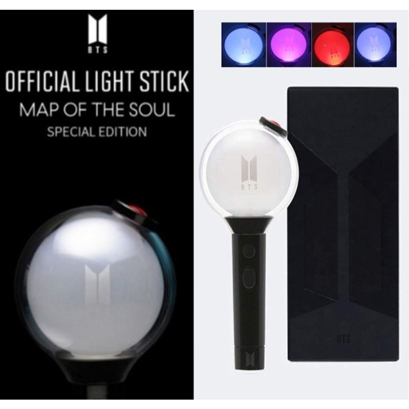 Official Army Bomb Special Edition Ver 3 Bluetooth Lightstick Ver.4 Army Bomb MAP OF THE SOUL