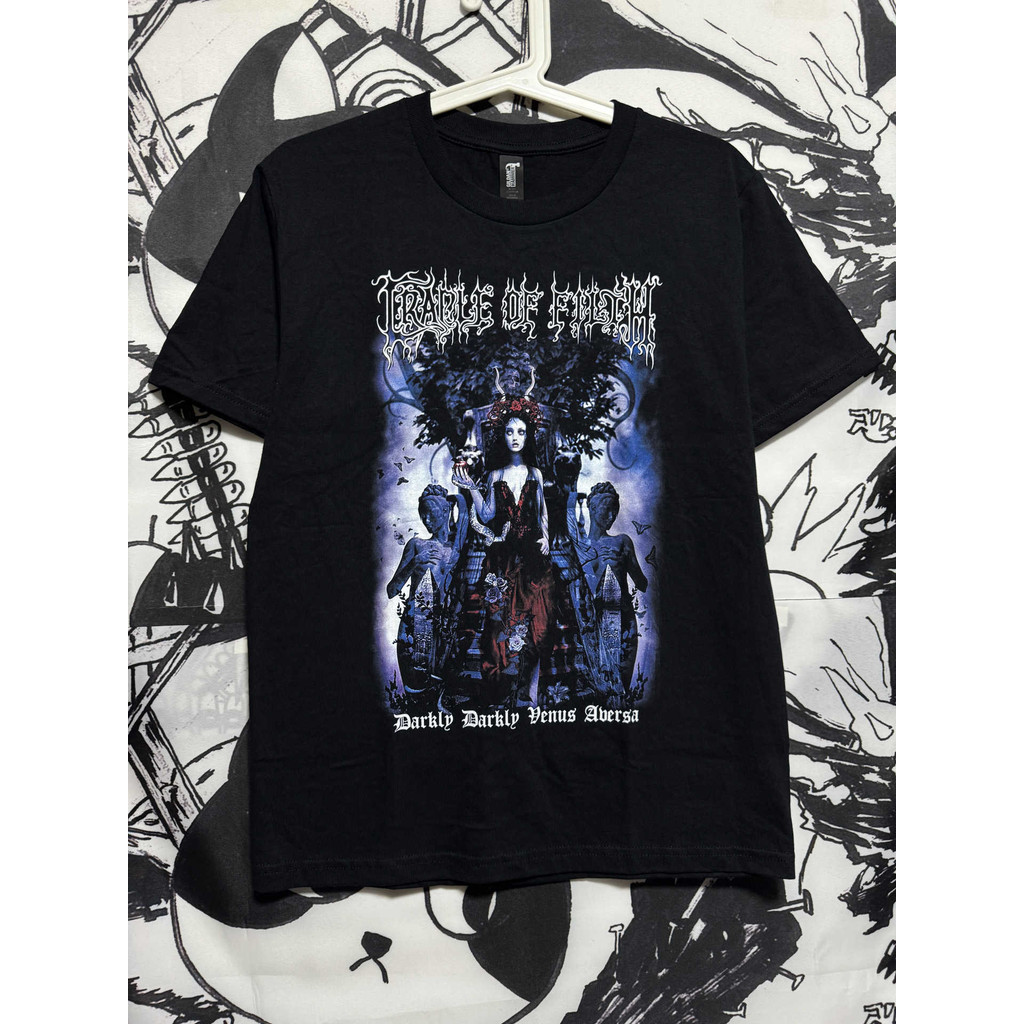 Music.Soul Camiseta Unissex Cradle of Filth Extreme Metal Góticos Única 100%