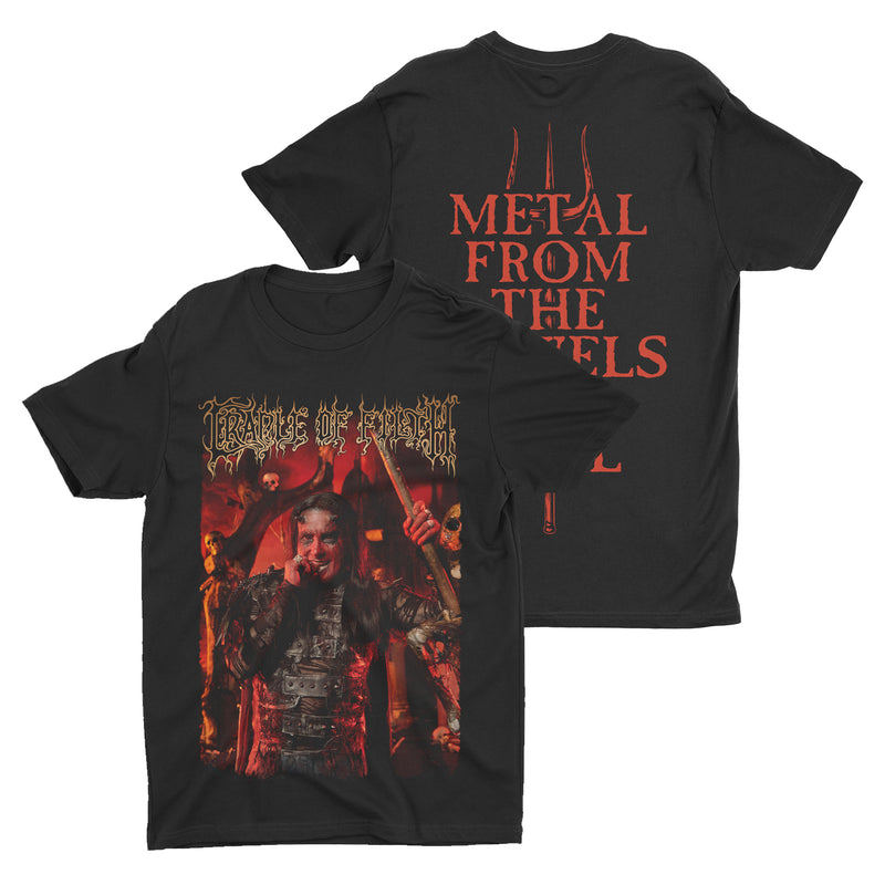 Music.Soul Camiseta Unissex Cradle Of Filth Banda Metal Estampa Moderna Confortável Estilosa Casual
