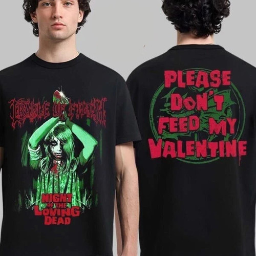 Music.Soul Camiseta Unissex Cradle Of Filth Banda Metal Estampa Please Dont Feed My 2026 Confortável Estilosa Atempor...