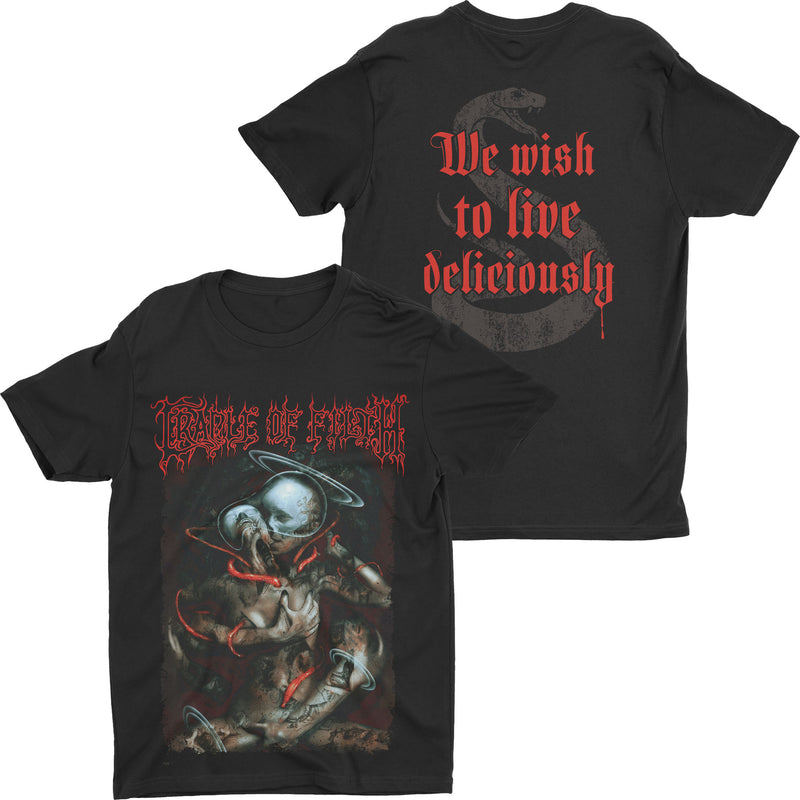 Music.Soul Camiseta Unissex Cradle Of Filth Banda Estampa Moderna Confortável Estilosa Casual