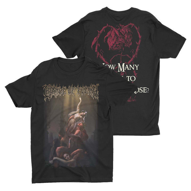 Music.Soul Camiseta Unissex Cradle Of Filth Estampa Rock Moderna Confortável Estilosa Casual