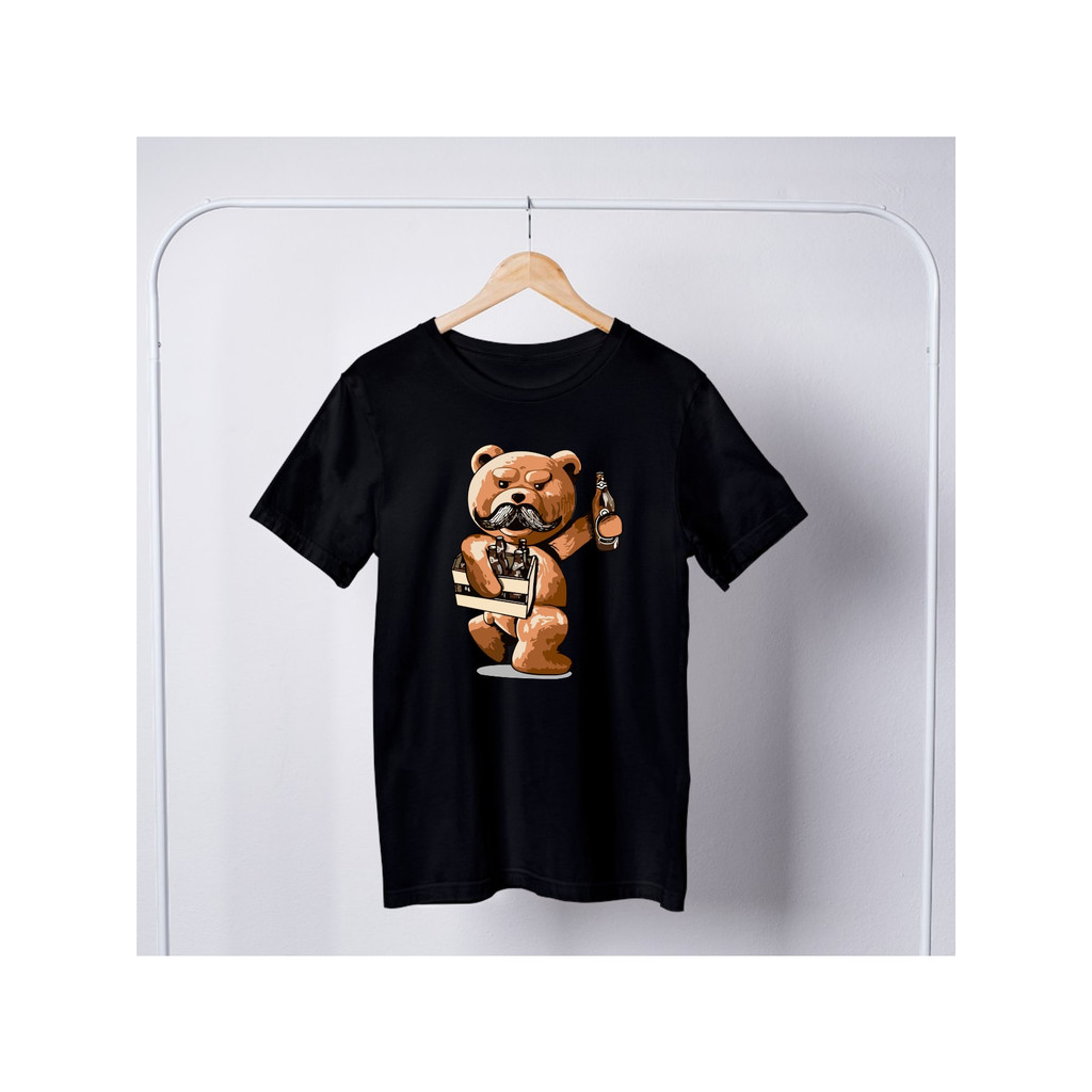 Camisa Masculina Urso Cerveja Bear Beer Camiseta Unisexx Desenho Série Geek Adulto e Infantil