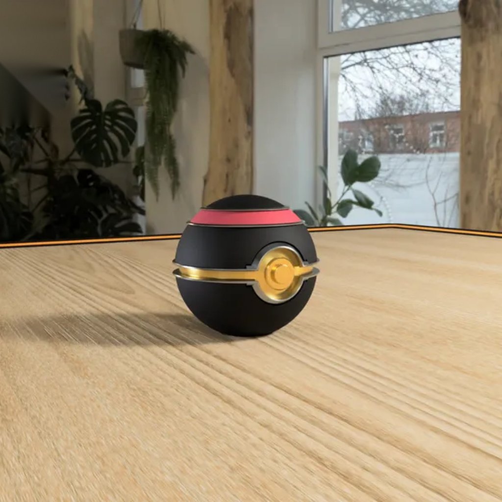 Pokébola Pokémon Luxury Ball - Impressão 3D Colecionável Geek Premium