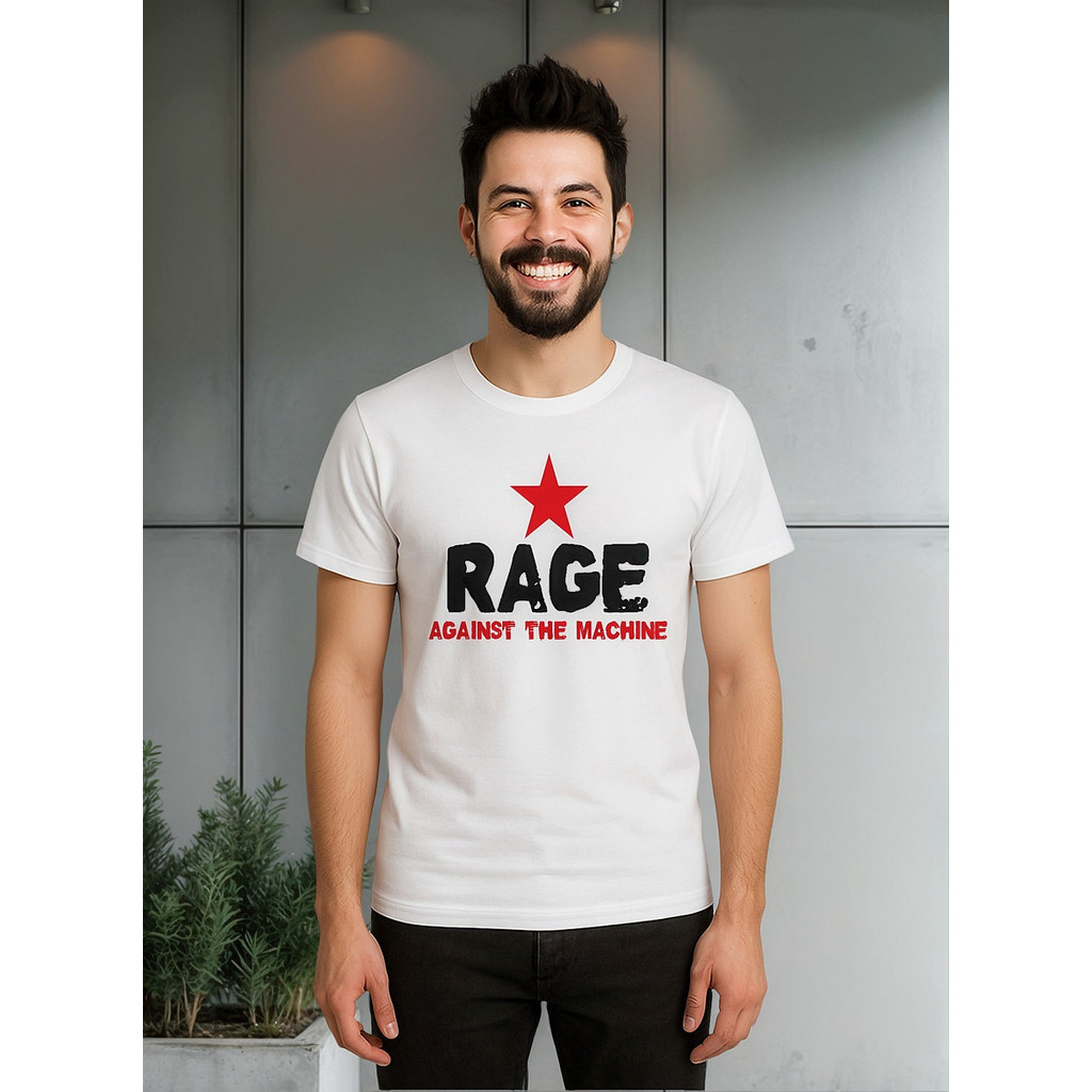 Camiseta Algodão Banda Rock Rage Against The Machine Unissex