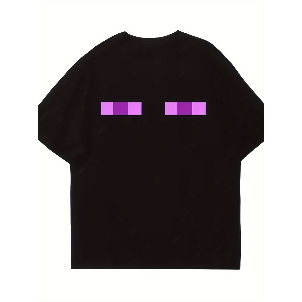Camiseta Oversized T-shirt Harajuku Pattern Print Estilosa Versátil Confortável Moderna Primavera Verão Confortáveis